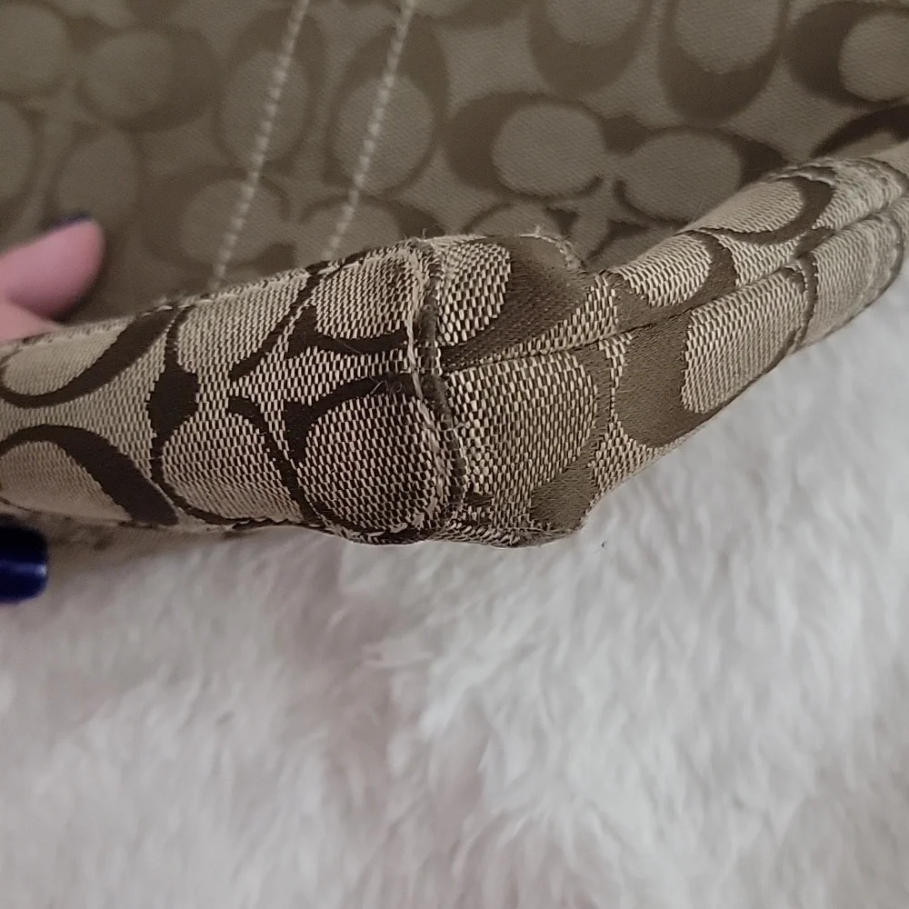 Coach Monogram Canvas Crossbody Bag Purse